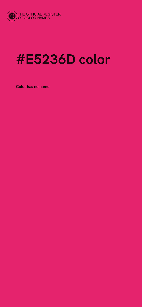 #E5236D color image