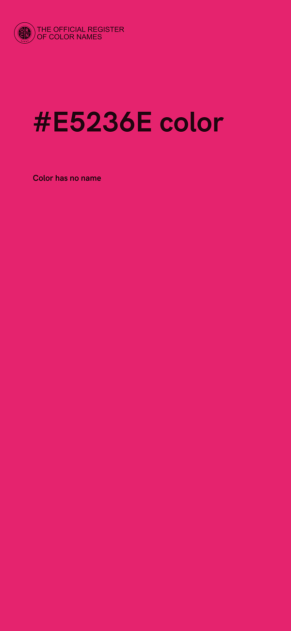 #E5236E color image