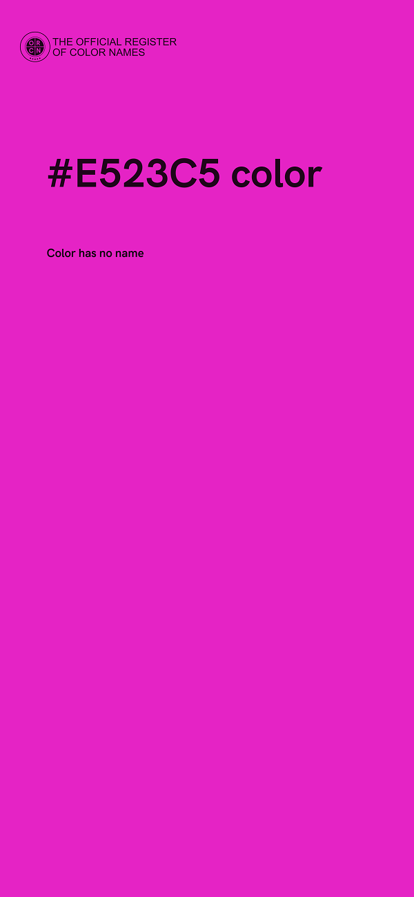 #E523C5 color image