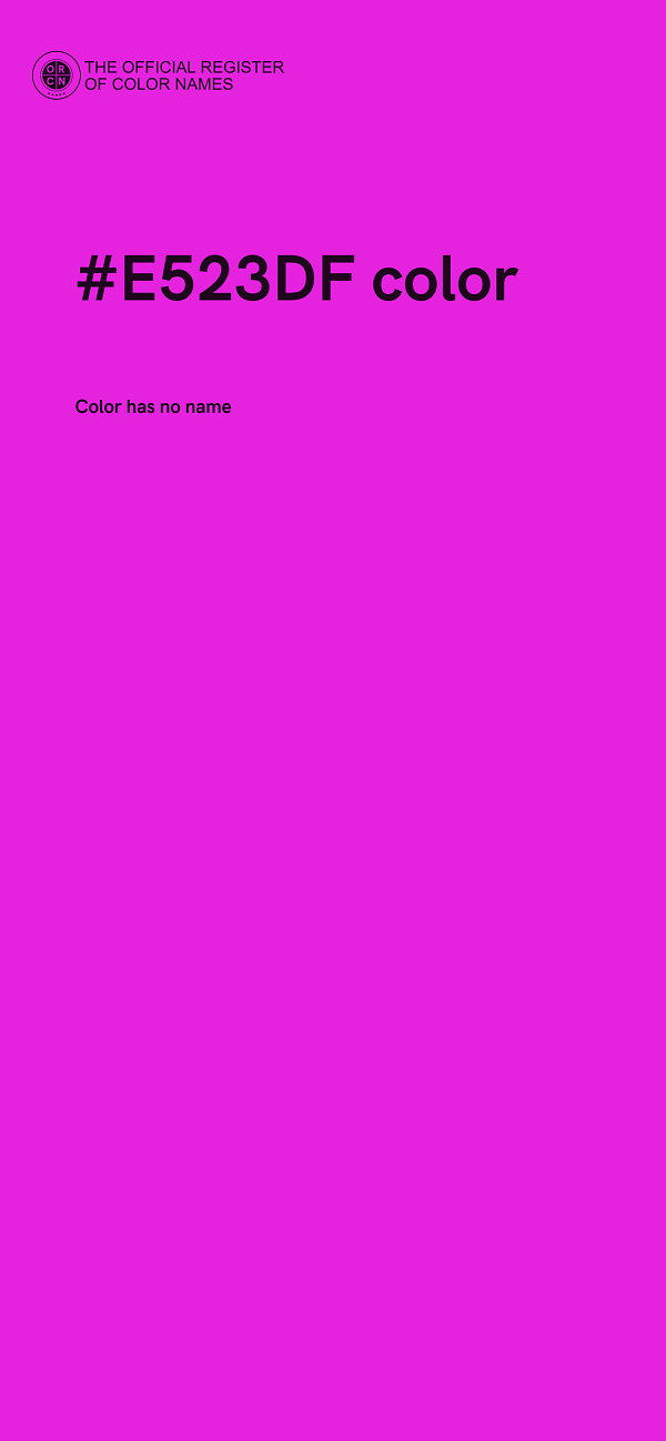 #E523DF color image