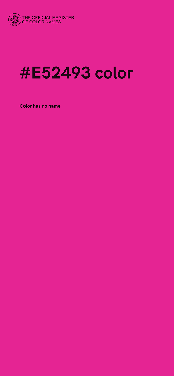#E52493 color image