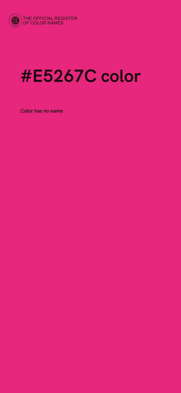 #E5267C color image