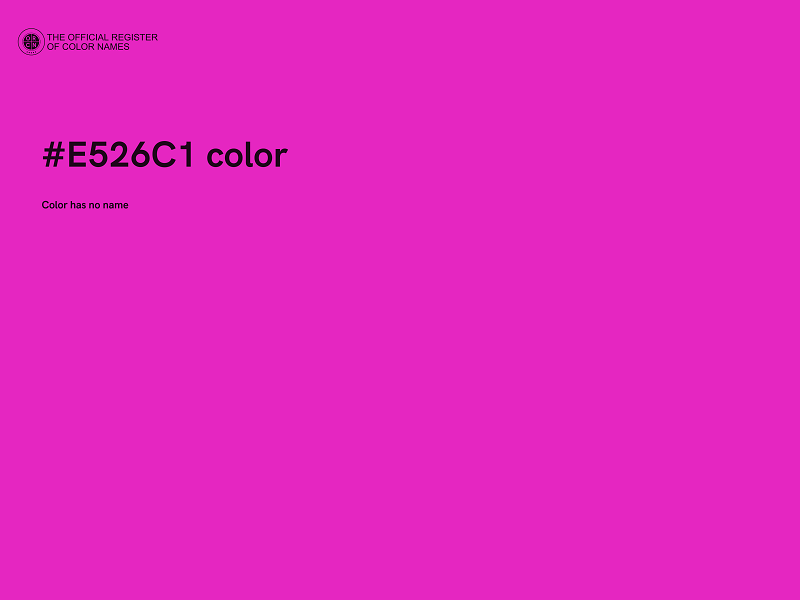 #E526C1 color image