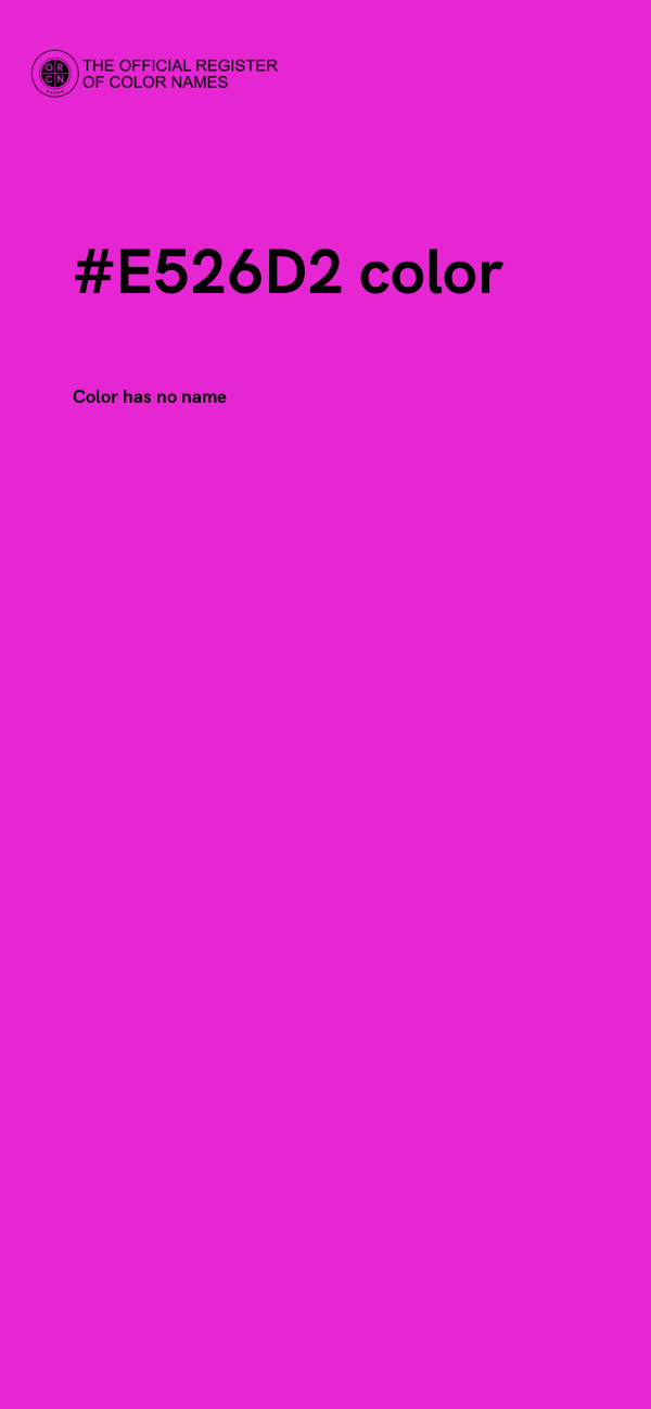 #E526D2 color image