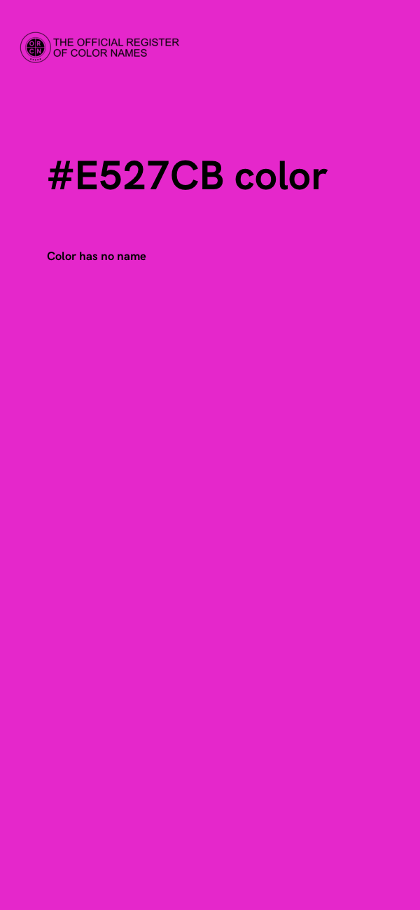 #E527CB color image