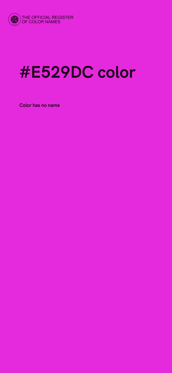 #E529DC color image