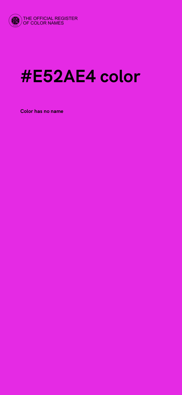 #E52AE4 color image