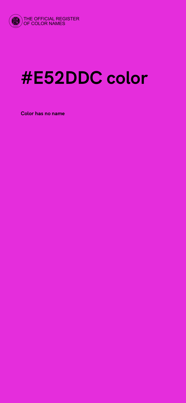 #E52DDC color image