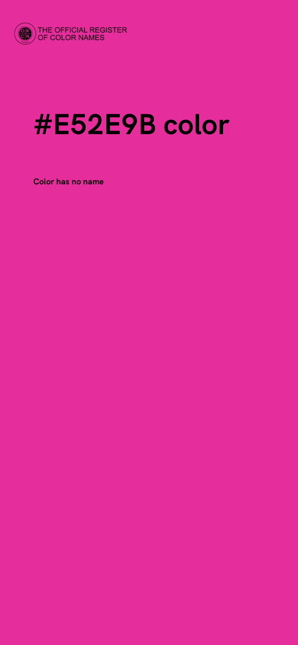 #E52E9B color image