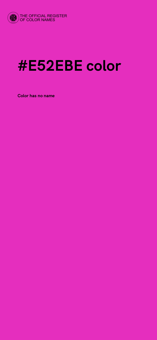 #E52EBE color image
