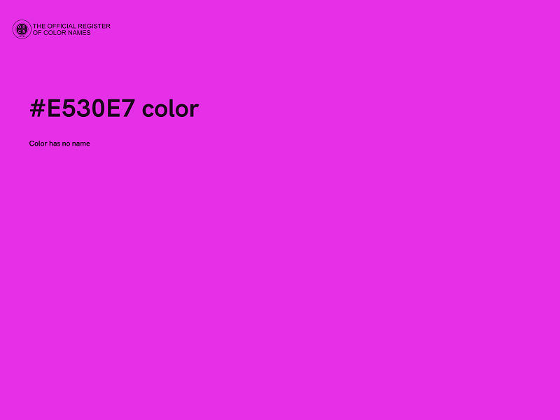 #E530E7 color image