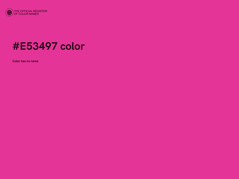 #E53497 color image