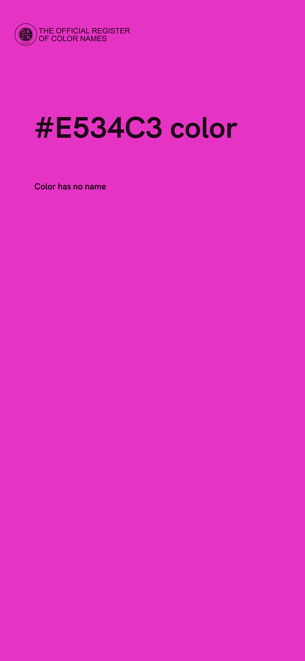 #E534C3 color image