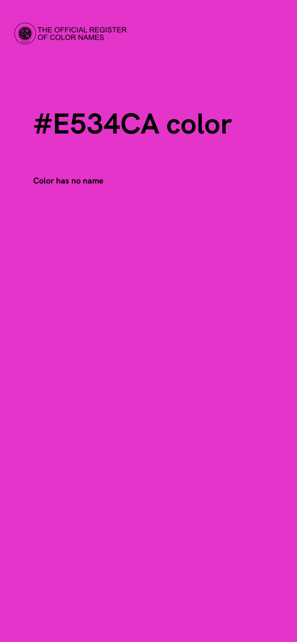 #E534CA color image