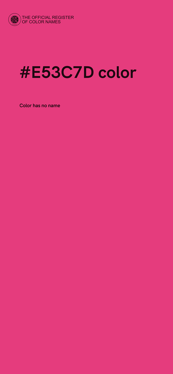 #E53C7D color image