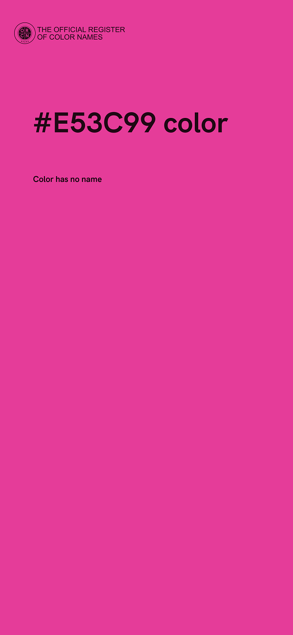 #E53C99 color image