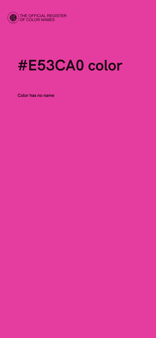 #E53CA0 color image