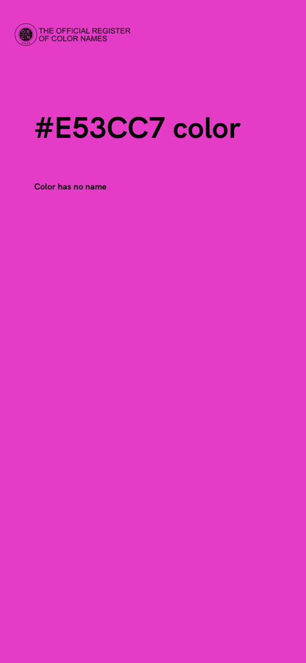 #E53CC7 color image