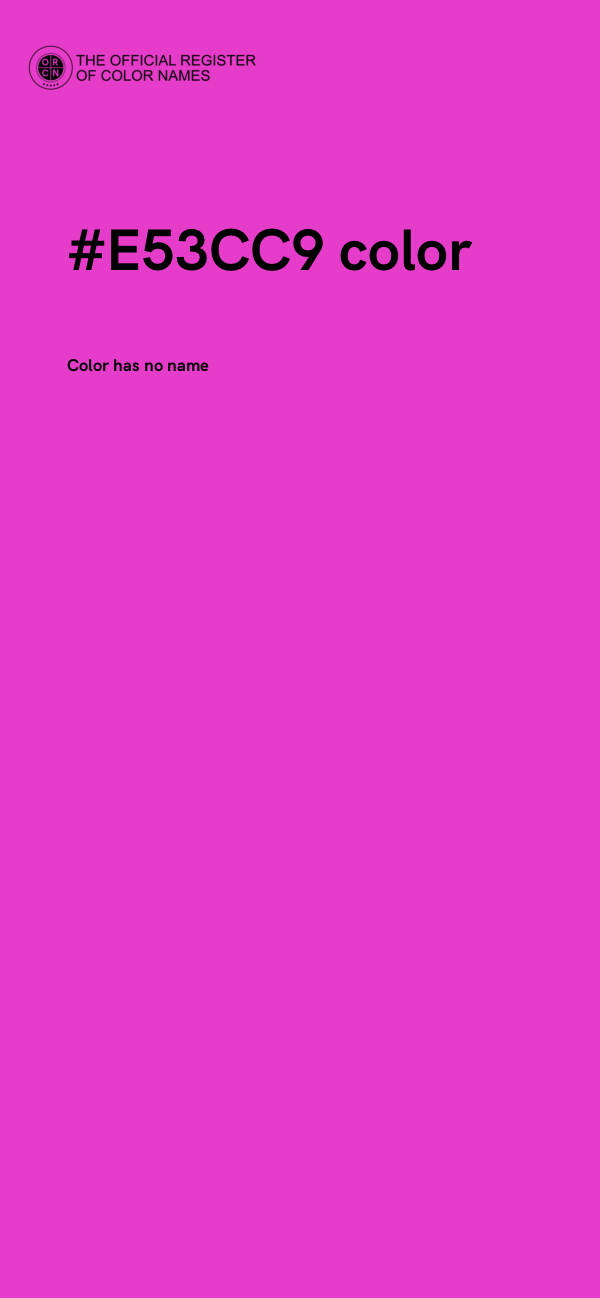 #E53CC9 color image
