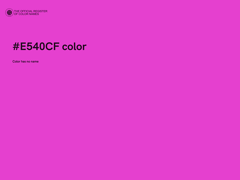 #E540CF color image