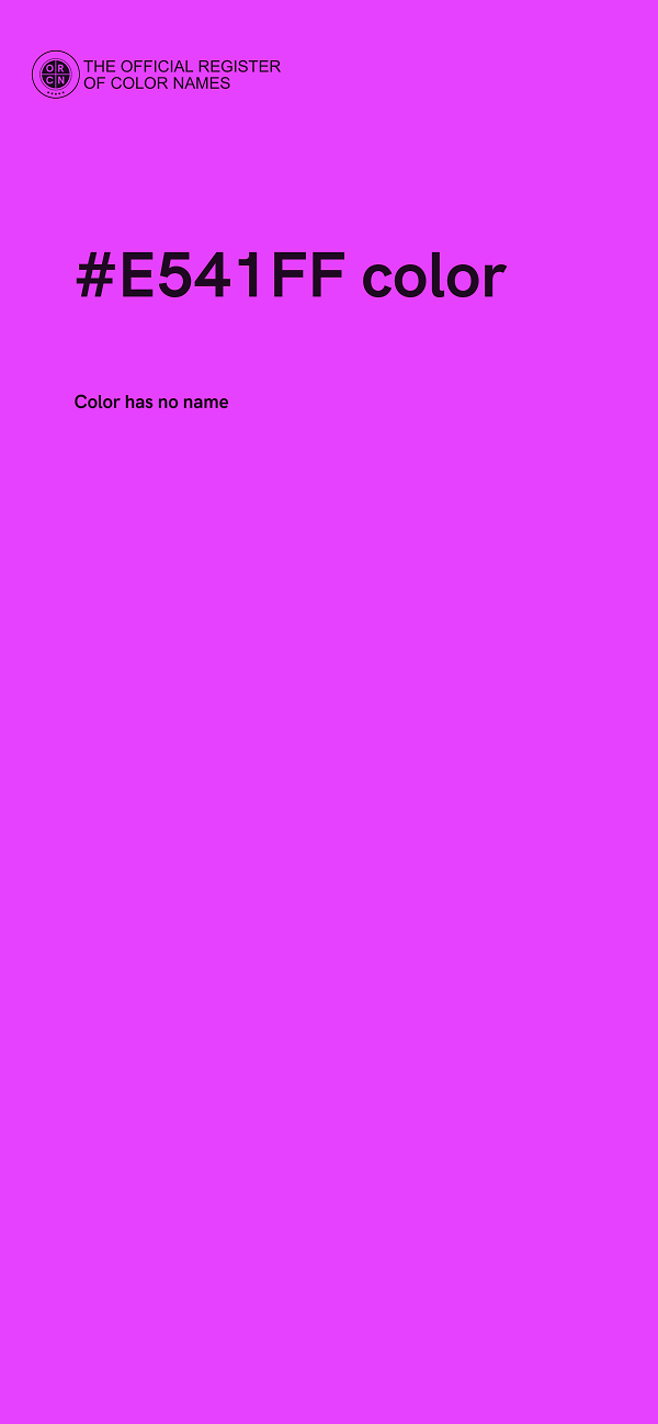 #E541FF color image