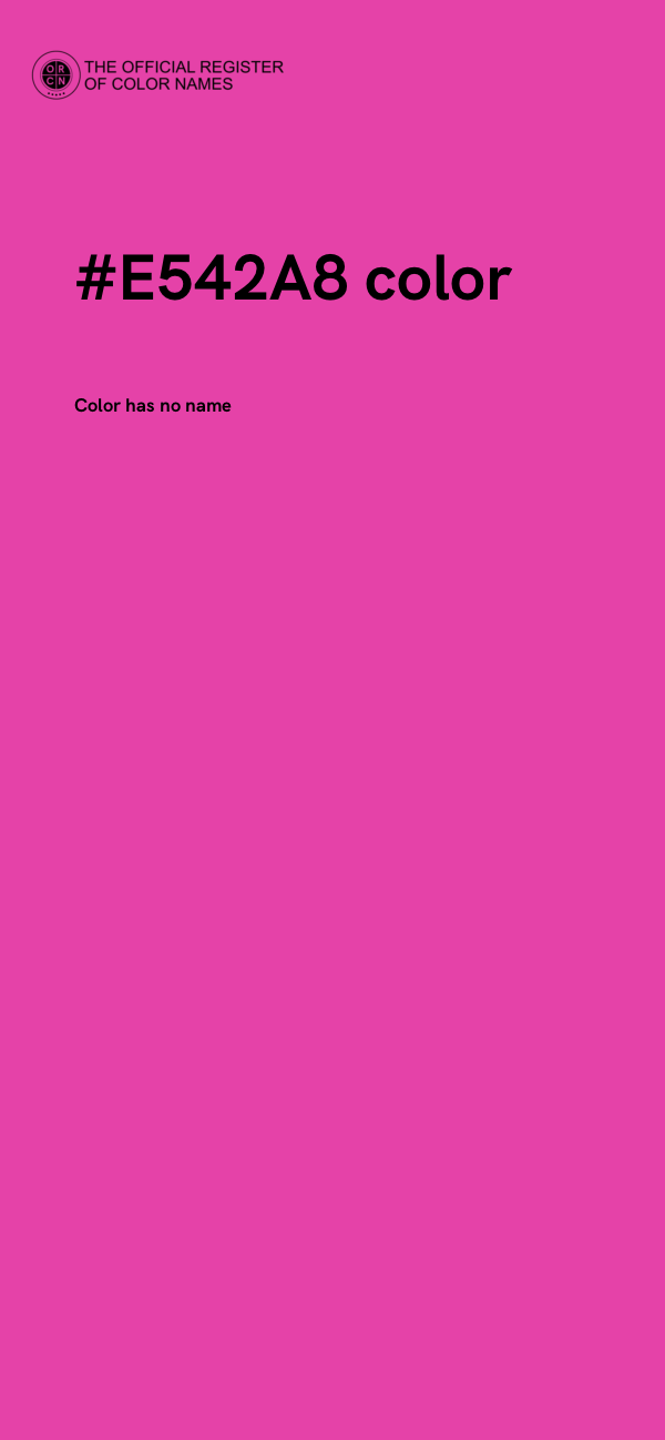 #E542A8 color image
