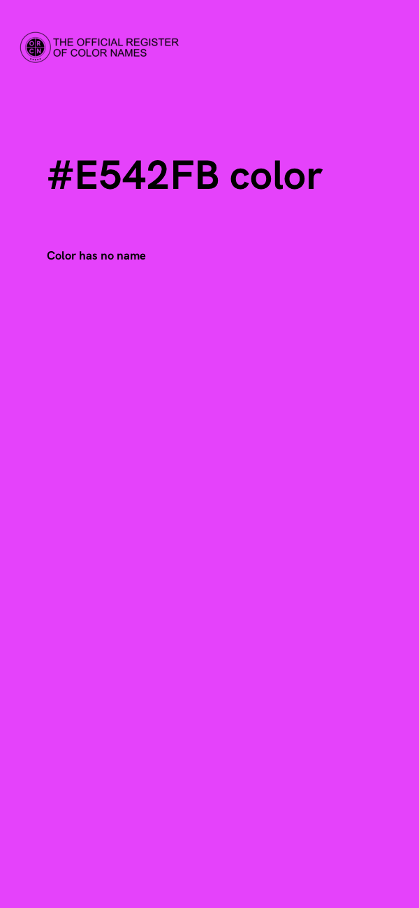 #E542FB color image