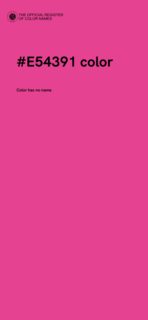 #E54391 color image