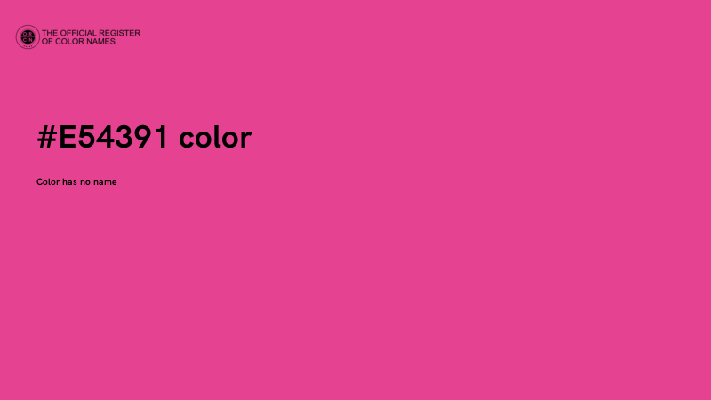 #E54391 color image