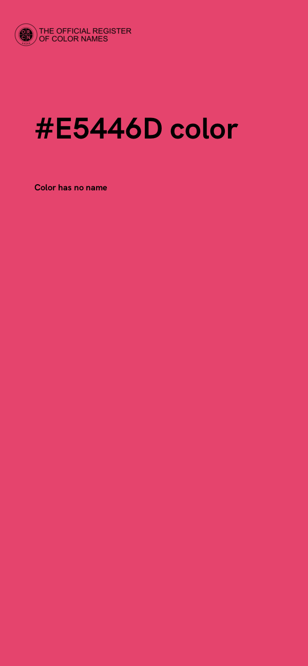 #E5446D color image