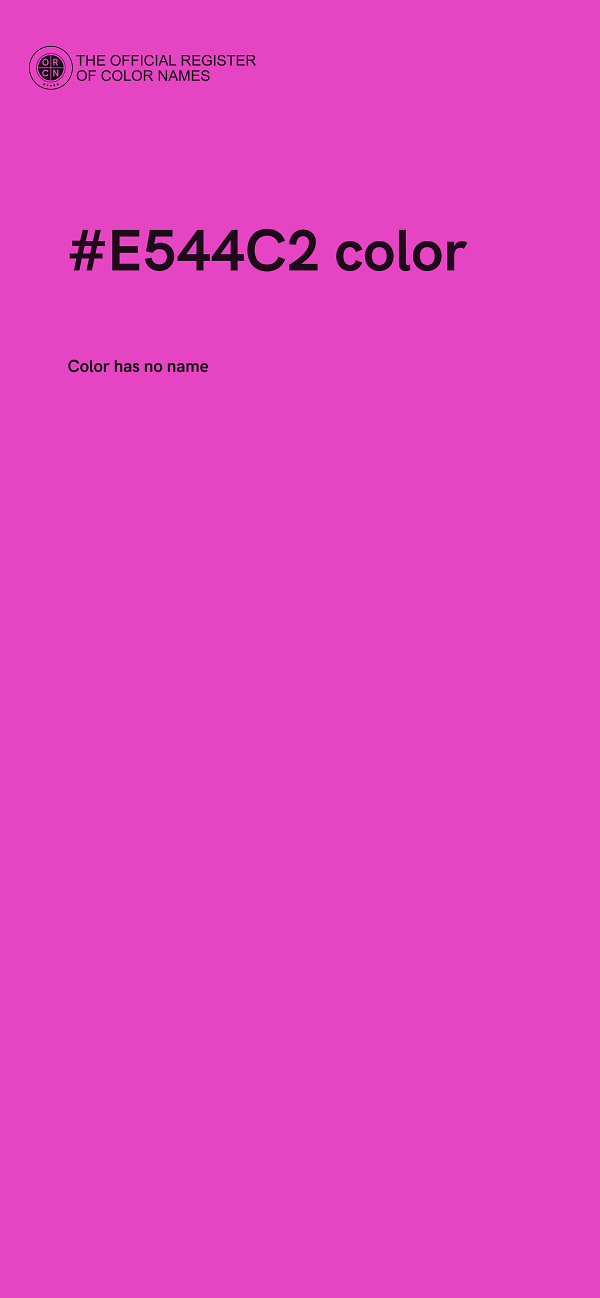 #E544C2 color image
