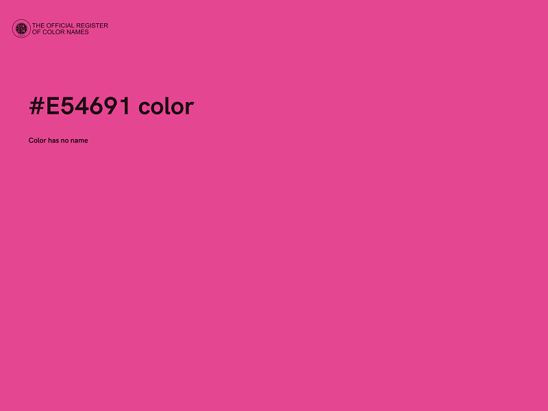 #E54691 color image