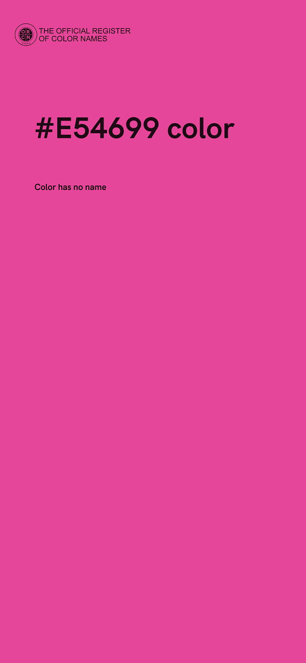 #E54699 color image