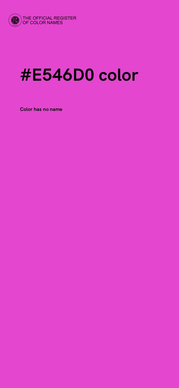 #E546D0 color image