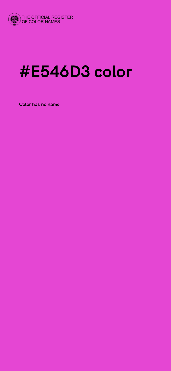#E546D3 color image