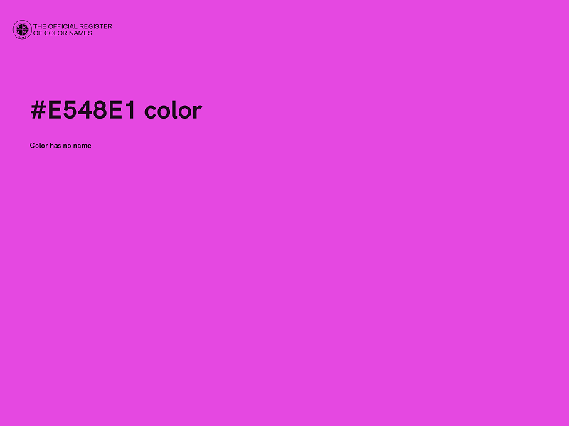 #E548E1 color image