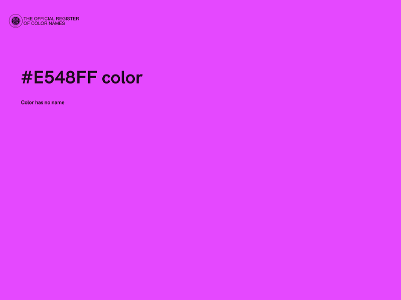 #E548FF color image