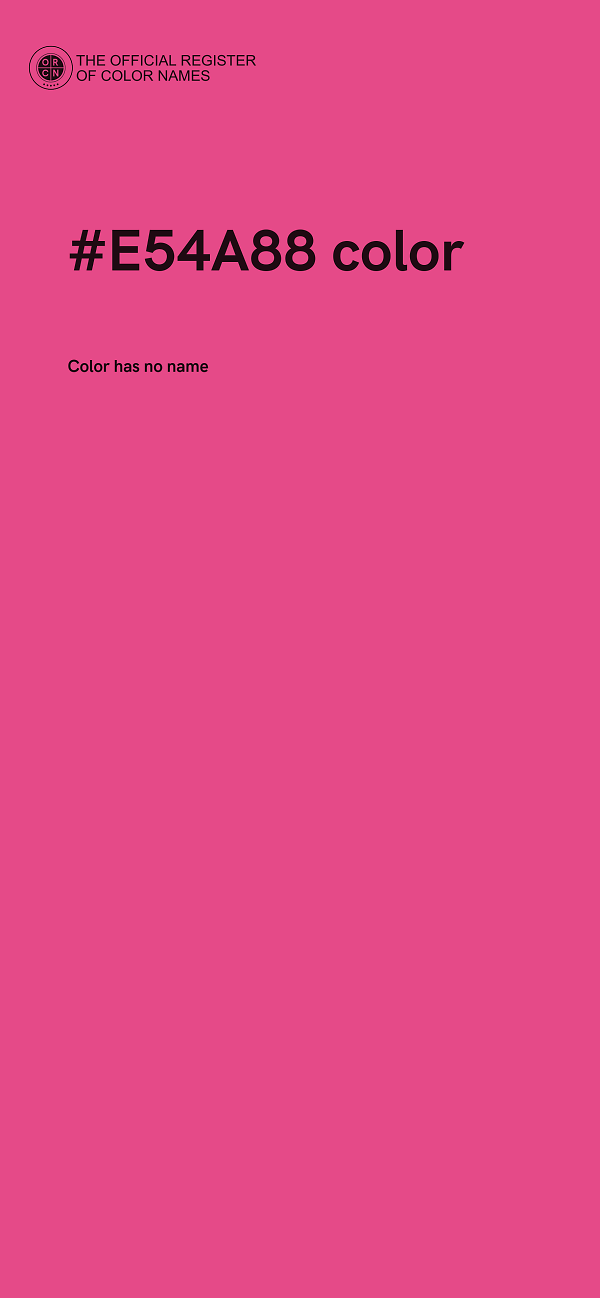 #E54A88 color image