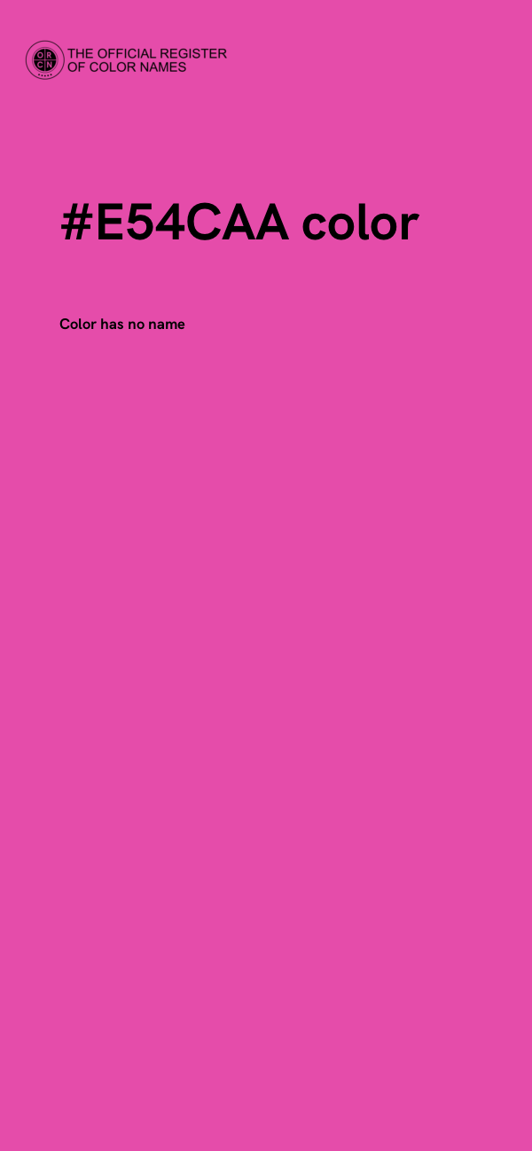 #E54CAA color image