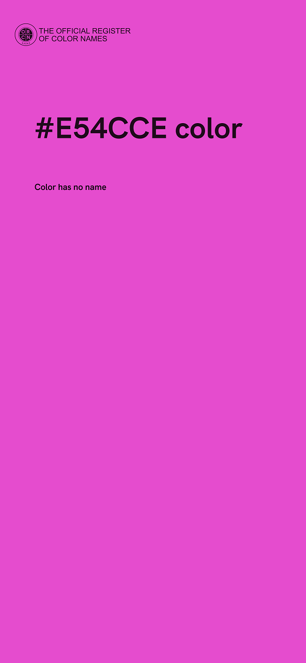 #E54CCE color image