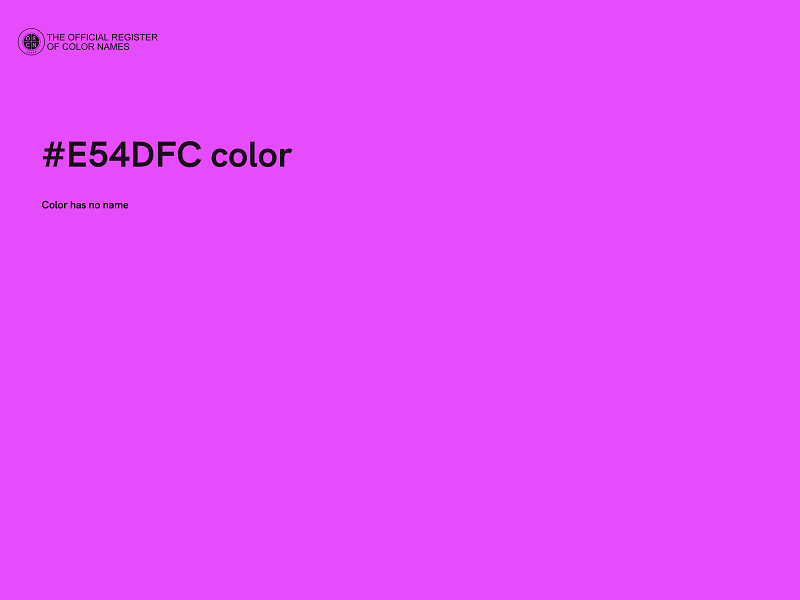 #E54DFC color image