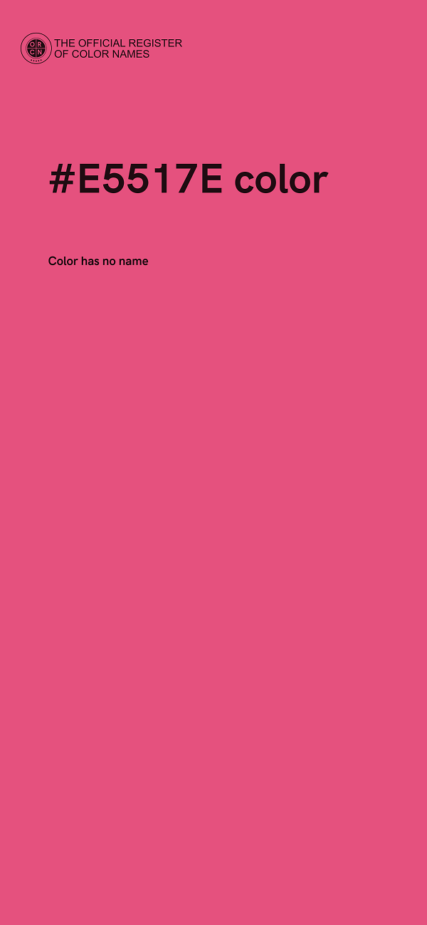 #E5517E color image