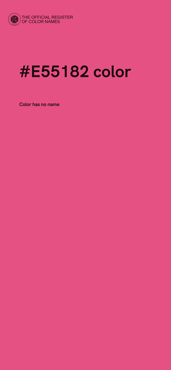 #E55182 color image