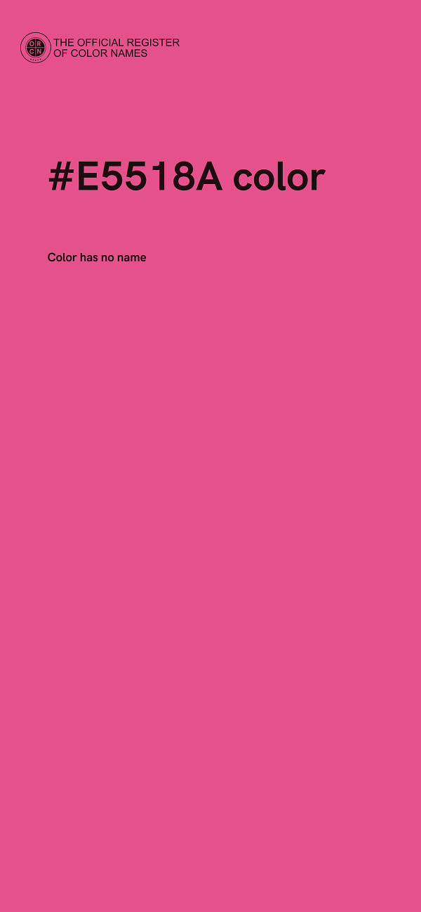 #E5518A color image