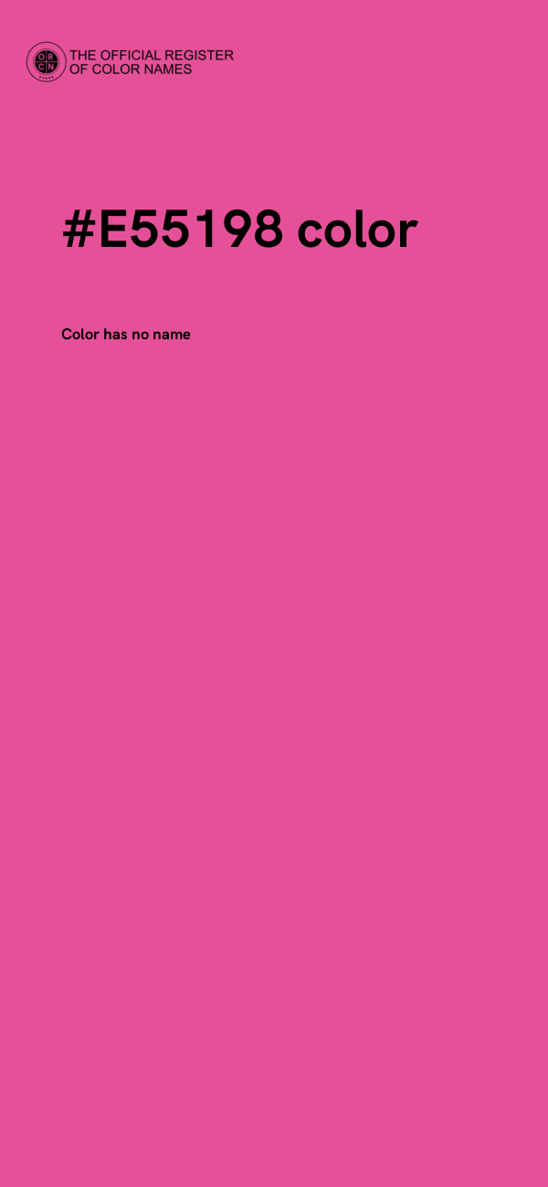 #E55198 color image