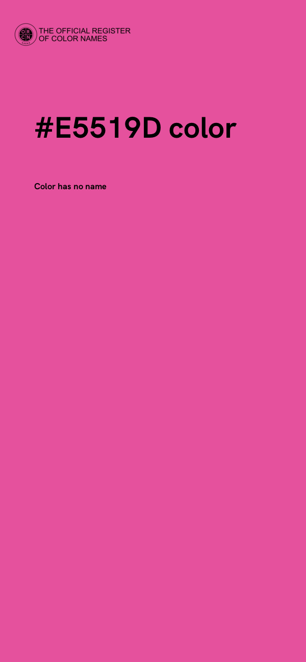 #E5519D color image