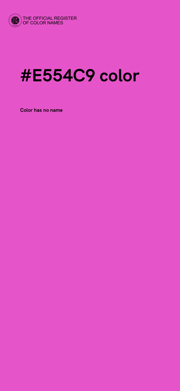 #E554C9 color image