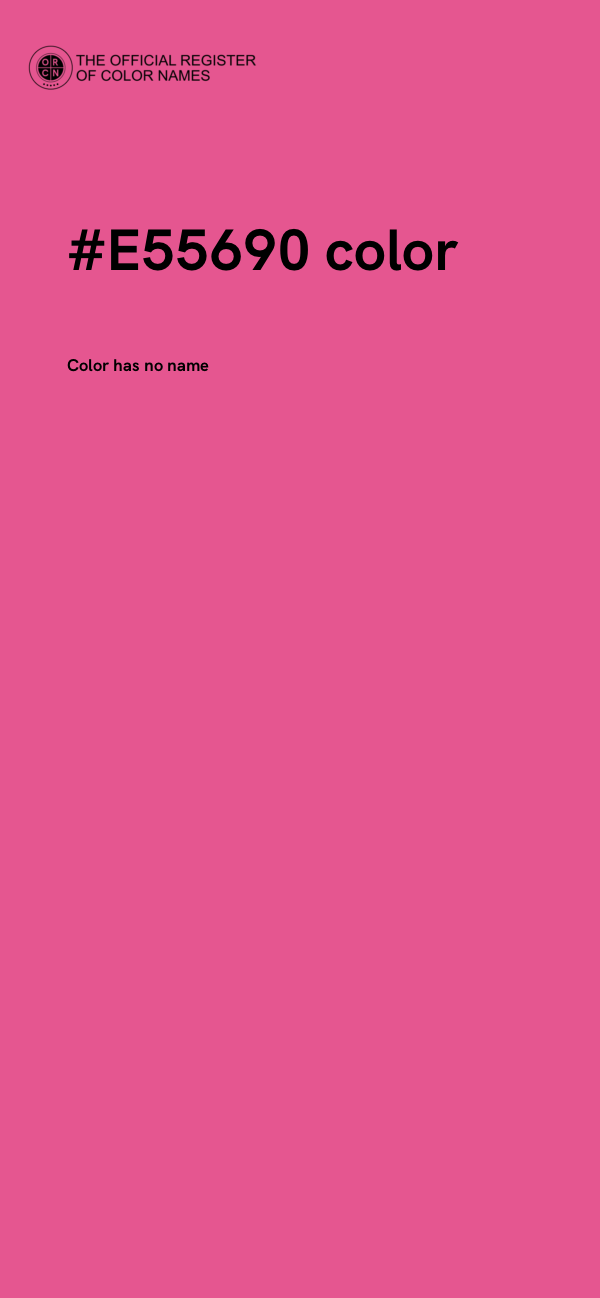 #E55690 color image