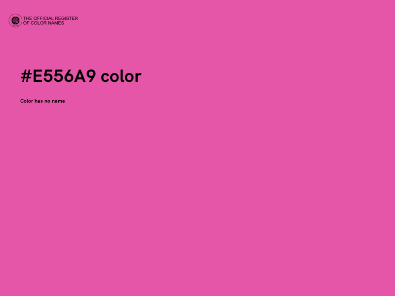 #E556A9 color image