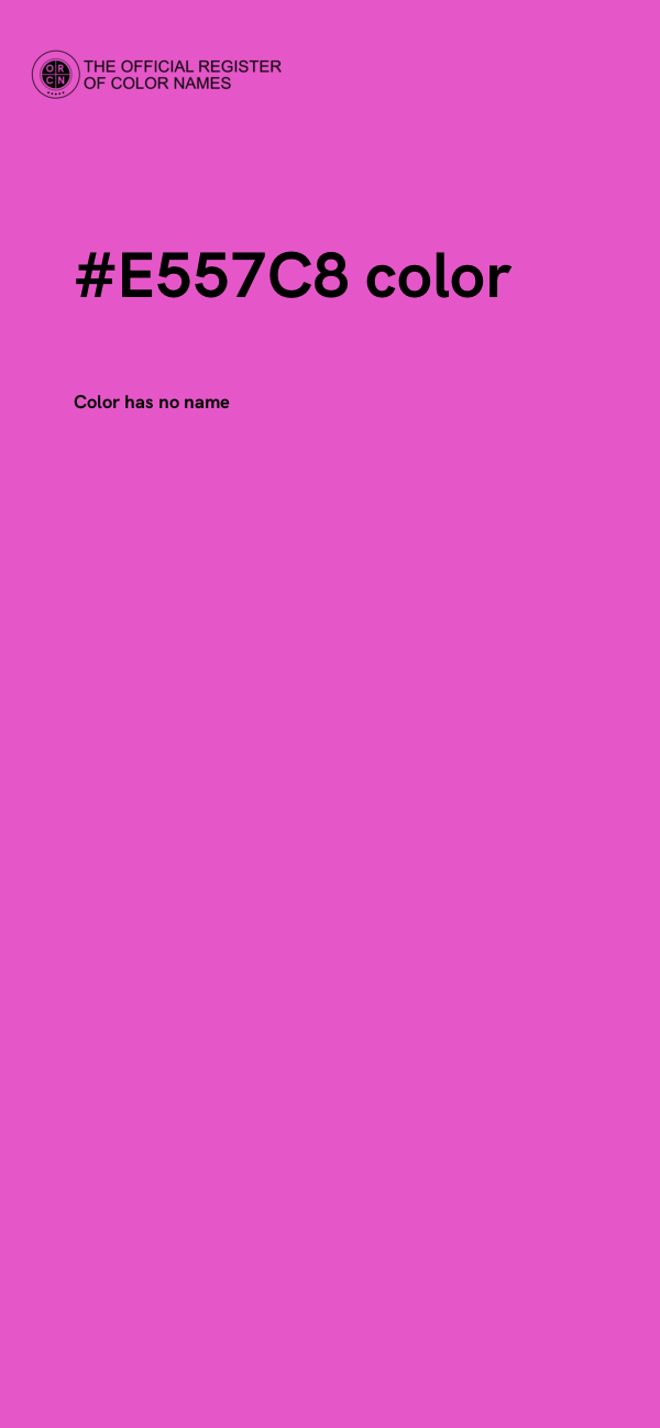 #E557C8 color image